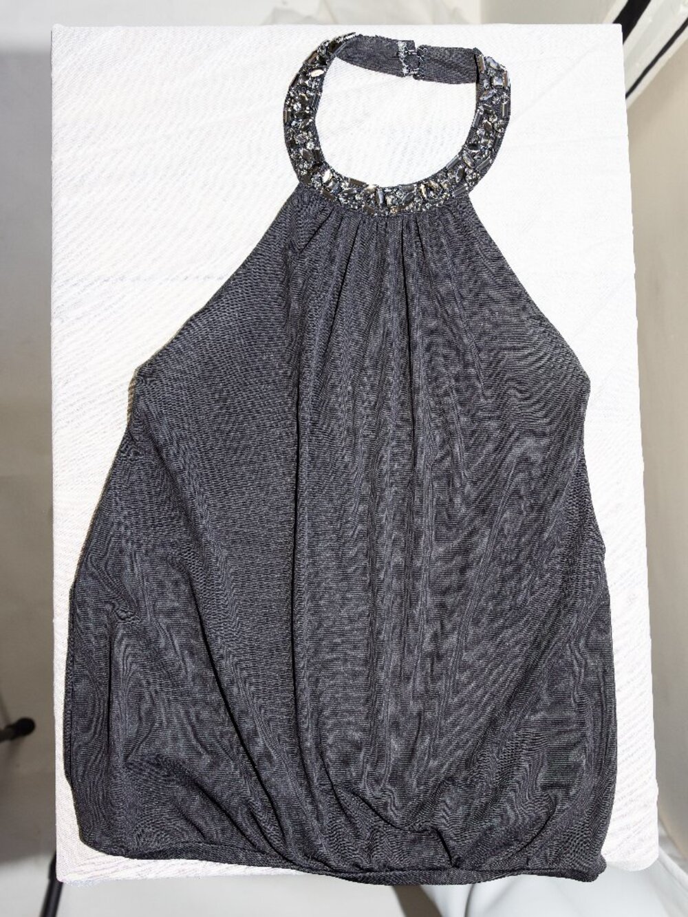 Retro 90's Express Bejeweled Halter Top